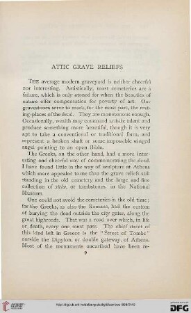 Attic Grave Reliefs