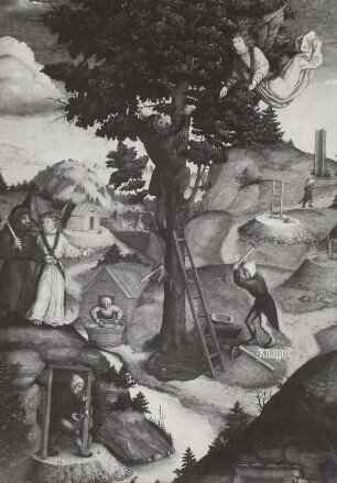 Schürfen, Bergaltar, Annaberg, 1521
