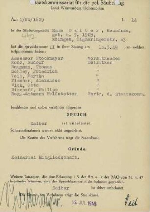 Daiber, Emma