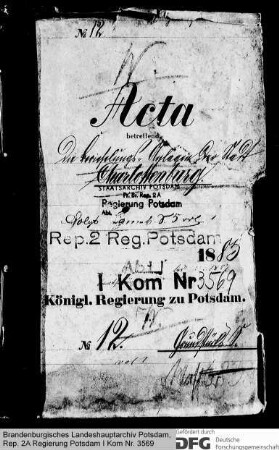 Berieselungsanlagen der Stadt Charlottenburg