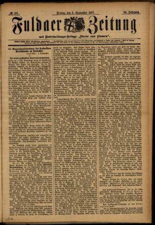 Ausgabe vom Freitag, den 03. September 1897.