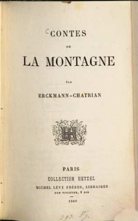Contes de la montagne