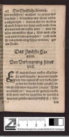 Kapitel 12: Von Verleugnung seiner selbst