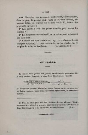Rectification.