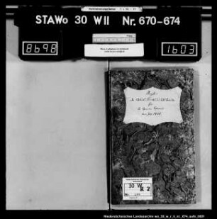 Zivilstandsregister Schlewecke (Kanton Harzburg)