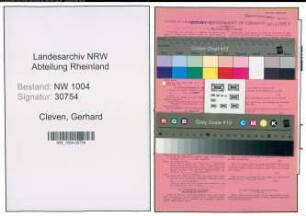 Entnazifizierung Gerhard Cleven , geb. 21.09.1874 (Schreiner)