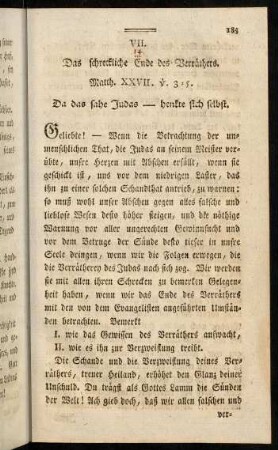 185-204, VII. Das schreckliche Ende des Verräthers; VIII. Der Hingang Christi nach Golgahta
