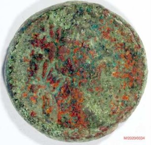 Römische Münze, Nominal As, Prägeherr Marc Aurel, Prägeort Rom, Original