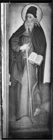 Tiefenbronn Katholische Kirche Sankt Maria Magdalena Hochaltar (1469) von Hans Schüchlin Schrein - Malerei Heiliger Antonius