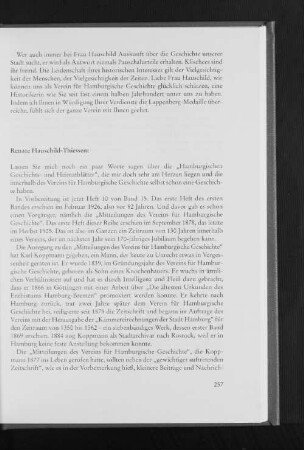 Renate Hauschild-Thiessen: