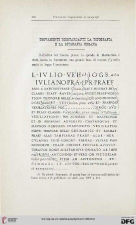 16: Trovamenti risguardanti la topografia e la epigrafia urbana, [24]