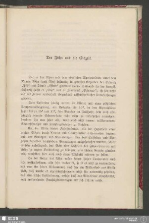 Der Föhn und die Eiszeit