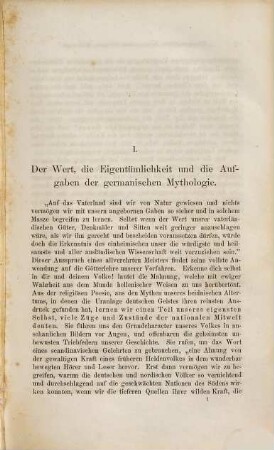 Die Götter der deutschen und nordischen Völker : eine Darstellung