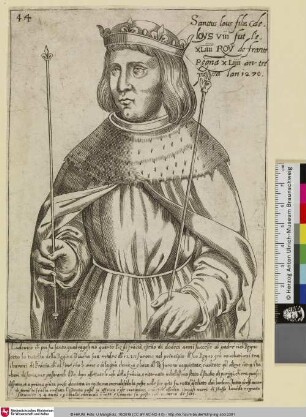 Sanctus lous filz de LOYS viii ... [Ludwig IX. ]