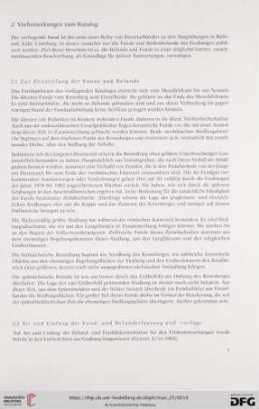 Vorbemerkungen zum Katalog