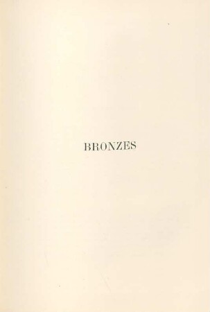 Bronzes