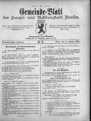 1902,7: No. 7, 16. Februar 1902