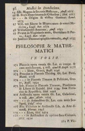 36-46, Philosophi & Mathematici