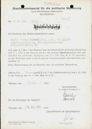 Kirschbaum, Maria Luise