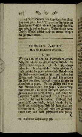 Siebentes Kapittel. Von den stärkenden Arzneyen.