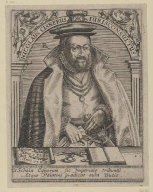 Bildnis des Nicolaus Cisnerus