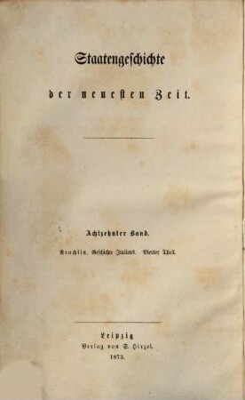 Geschichte Italiens von der Gründung der regierenden Dynastien bis zur Gegenwart, 4. Die letzten Zeiten Cavours und die Vollendung der nationalen Einheit : von 1860 bis 1870