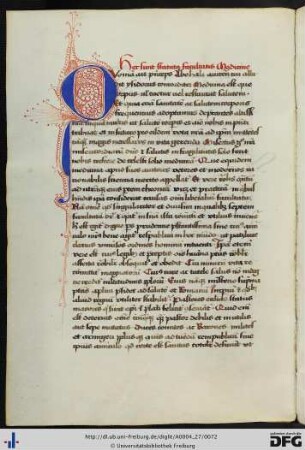 [fol. 34] Statuta facultatis Medicine