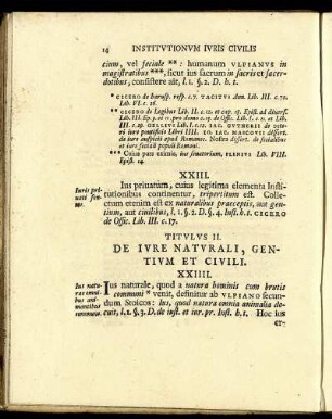 Titulus II. De Iure Naturali, Gentium Et Civili.