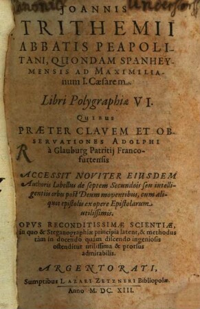 Polygraphiae libri VI