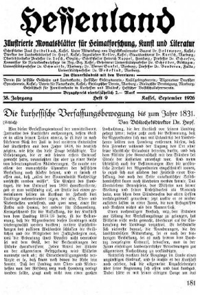 Heft 9, September 1926