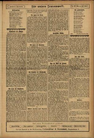 Zweite Ausgabe vom Mittwoch, den 24. Dezember 1924.
