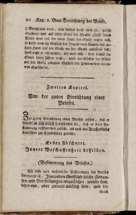 Erster Abschnitt. Innere Beschaffenheit desselben