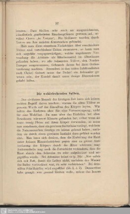 Die wohlriechenden Salben