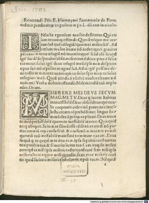 Expositio ac meditatio in psalmum 'Miserere mei deus'