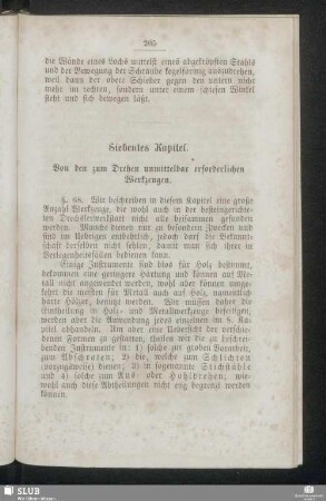 Siebentes [Sechstes] Kapitel. Von den zum Drehen unmittelbar erforderlichen Werkzeugen