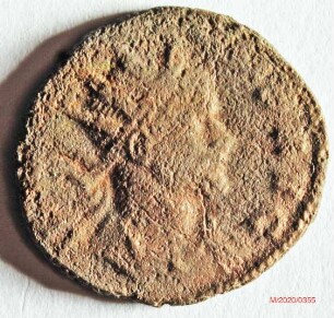 Römische Münze, Nominal Antoninian, Prägeherr Claudius II. Gothicus, Prägeort Rom, Original