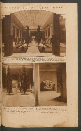 Aspectos de un gran museo