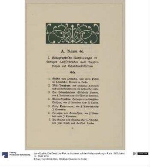 Die Deutsche Reichsdruckerei auf der Weltausstellung in Paris 1900