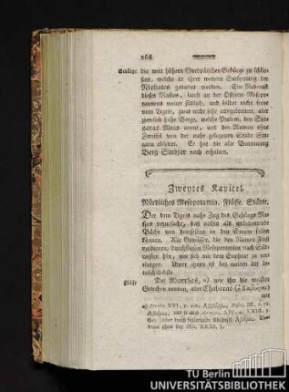 Zweytes Kapitel. Nördliches Mesopotamia. Flüsse. Städte.