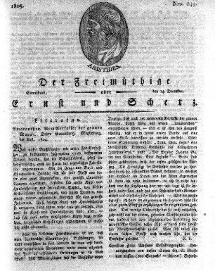Nro. 249, Sonnabend den 14. December