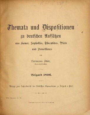 Vorlagen zum Übersetzen ins Lateinische im Anschluß an Cicero nebst einigenStücken zu Livius, Cäsar und Sallust