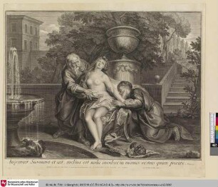 [Susanna von den Alten überrascht; Suzanne au bain]