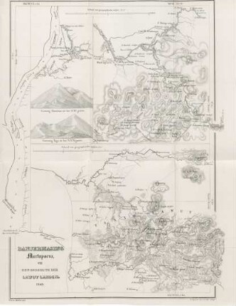 Banjermasing martapoera, en een gedeelte der Lawut-Landen. 1845