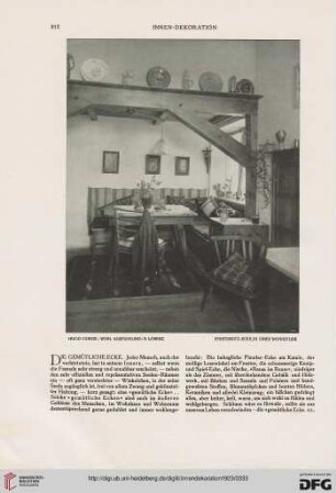 Die gemütliche Ecke