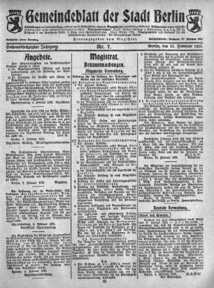 1925,7: Nr. 7, 15. Februar 1925