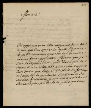 Brief von [...] Wieguer an Johann Friedrich von Uffenbach, Darmstadt, 28.11.1739