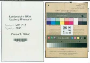 Entnazifizierung Oskar Gramsch , geb. 04.07.1897 (Dachdecker)