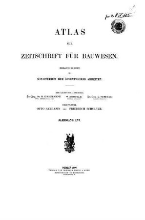 LVI.1906: Zeitschrift für Bauwesen