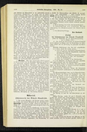 Lehrerverein der Diöcese Osnabrück
