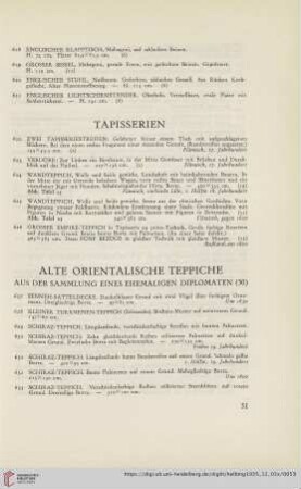 Tapisserien (Nr. 622-626)